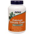 Calcium Citrate with Vitamin D, Zinc, 240 Vcaps, NOW Foods Online