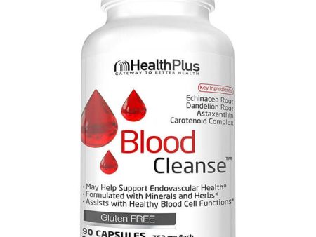 Blood Cleanse (Body Cleansing), 90 Capsules, Health Plus Inc. Supply