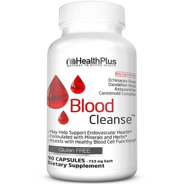 Blood Cleanse (Body Cleansing), 90 Capsules, Health Plus Inc. Supply