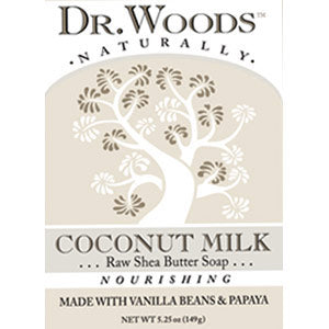 Coconut Milk Raw Shea Butter Soap Bar, 5.25 oz, Dr. Woods For Discount