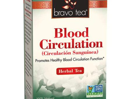 Blood Circulation Herbal Tea, 20 Tea Bags, Bravo Tea Hot on Sale