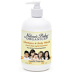 All Natural Shampoo and Body Wash, Lavender Chamomile, 16 oz, Nature s Baby Products on Sale