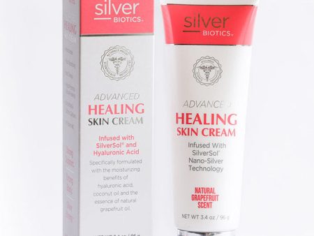 Advanced Healing Skin Cream - Grapefruit, 3.4 oz, Silver Biotics Hot on Sale