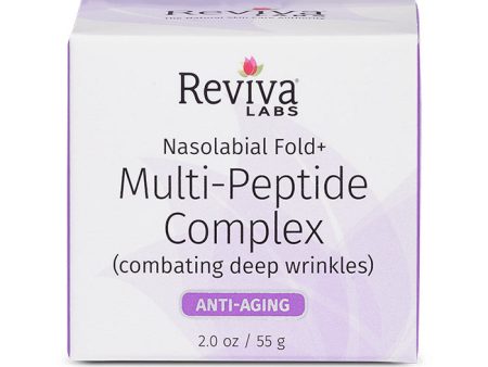 Reviva Labs Nasolabial Fold+ Multi-Peptide Complex Cream, 2 oz Cheap