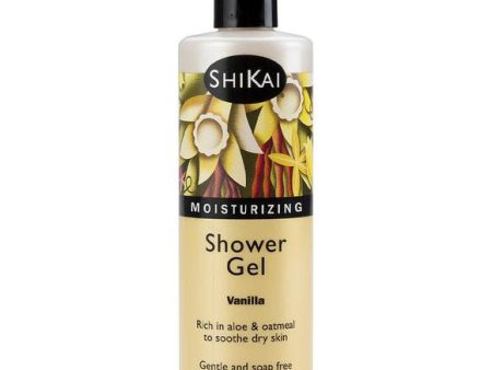 Moisturizing Shower Gel, Vanilla, 12 oz, ShiKai Online Sale