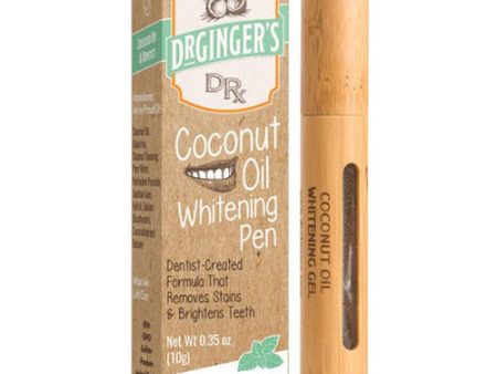 Coconut Oil Whitening Pen, Tooth Whitening Gel, 0.35 oz, Dr. Ginger s For Sale