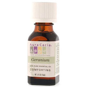 Essential Oil Geranium (pelargonium graveolens) .5 fl oz from Aura Cacia Hot on Sale