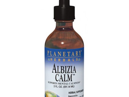 Albizia Calm Liquid, Anxiety & Stress, 4 oz, Planetary Herbals Fashion