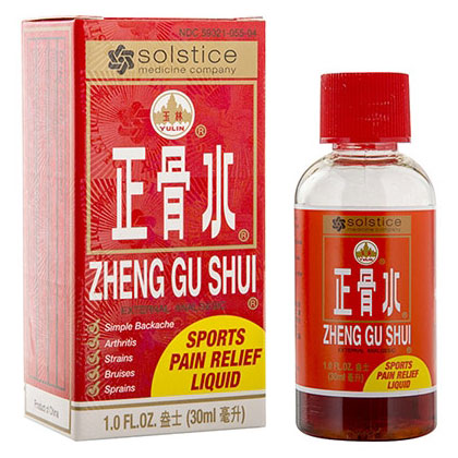 Yulin Zheng Gu Shui External Analgesic Lotion, Sports Pain Relief Liquid, 1 oz, Solstice For Sale