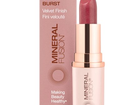 Lipstick - Burst, 0.13 oz, Mineral Fusion Cosmetics Discount