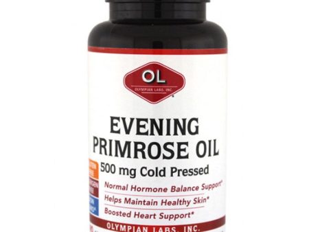 Evening Primrose Oil 500mg, 90 Softgels, Olympian Labs For Discount