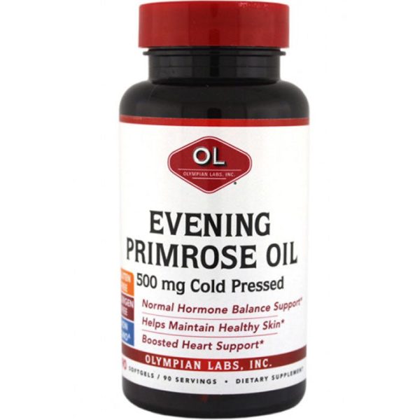 Evening Primrose Oil 500mg, 90 Softgels, Olympian Labs For Discount