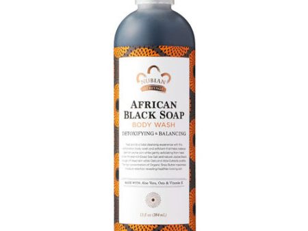 African Black Soap Body Wash, 13 oz, Nubian Heritage Online now