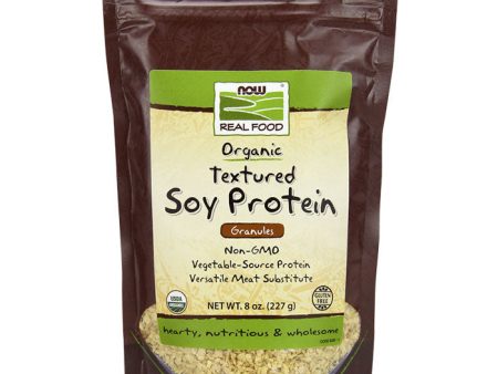 Textured Soy Protein Granules, Organic, 8 oz, NOW Foods For Cheap