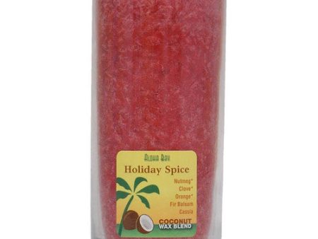 Aloha Jar Coconut Wax Blend Candle with Pure Essential Oils, Holiday Spice, 11 oz, Aloha Bay Fashion