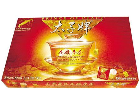 American Wisconsin Ginseng Root Tea, 20 Tea Bags, Prince of Peace Online Hot Sale