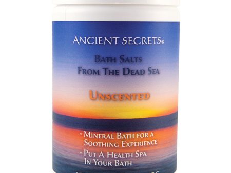 Aromatherapy Dead Sea Mineral Baths, Unscented, 2 lb, Ancient Secrets For Cheap