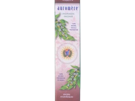 Ayurvedic Incense - Sandalwood, 10 g, Auromere Discount