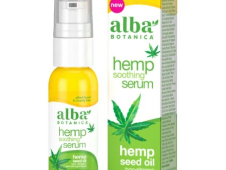 Hemp Soothing Serum, 1 oz, Alba Botanica Cheap