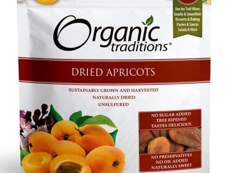 Organic Dried Apricots, 8 oz (227 g), Organic Traditions Supply