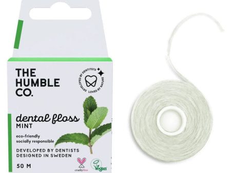 Dental Floss - Fresh Mint, 50 m, The Humble Co. Supply