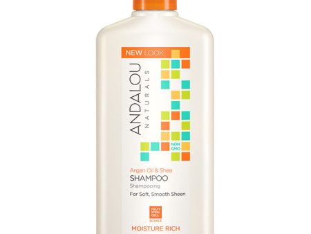 Argan Oil & Shea Moisture Rich Shampoo, 11.5 oz, Andalou Naturals For Discount