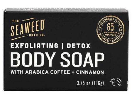 Exfoliating Detox Body Soap Bar, 3.75 oz, Seaweed Bath Co. For Discount