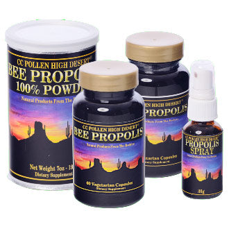 High Desert Bee Propolis 500 mg, 60 Capsules, CC Pollen Company Online Sale