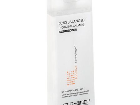 50:50 Balanced Hydrating-Calming Conditioner, Hair Remoisturizer, 8.5 oz, Giovanni Cosmetics Cheap