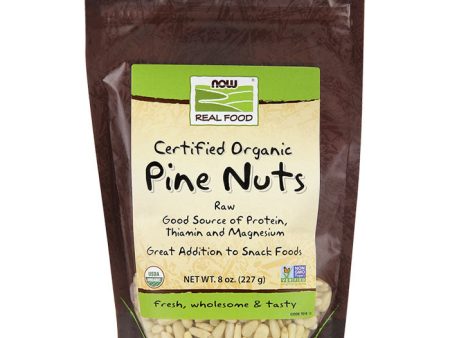 Raw Pine Nuts, Organic, 8 oz, NOW Foods Fashion