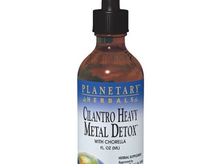 Cilantro Metal Detox Liquid with Chlorella, 2 oz, Planetary Herbals Sale