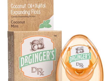 Coconut Oil + Xylitol Expanding Floss, 32 Yards (30 Meters), Dr. Ginger s on Sale