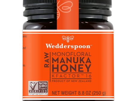 Raw Monofloral Manuka Honey KFactor 16, 250 g (8.8 oz), Wedderspoon For Sale