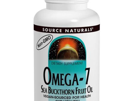 Omega-7 Sea Buckthorn Fruit Oil, Non-GMO, 60 Softgels, Source Naturals For Sale