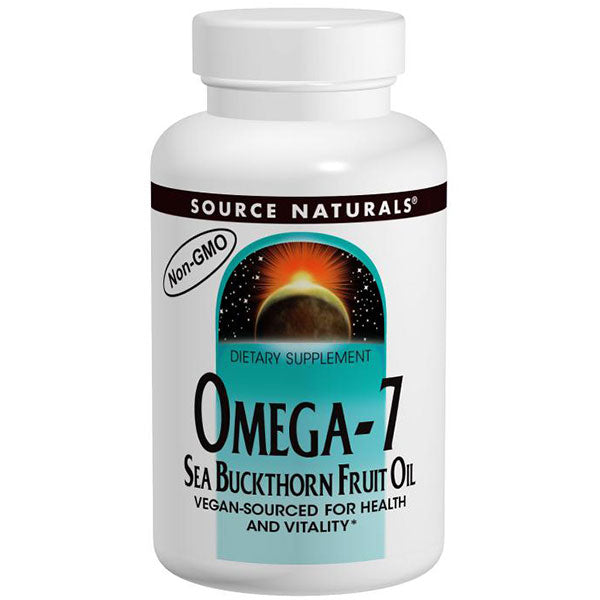 Omega-7 Sea Buckthorn Fruit Oil, Non-GMO, 60 Softgels, Source Naturals For Sale