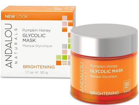 Pumpkin Honey Glycolic Mask, 1.7 oz, Andalou Naturals Discount