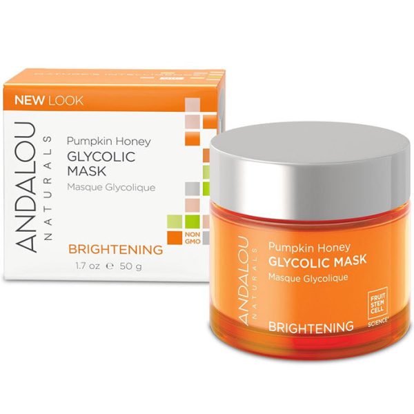 Pumpkin Honey Glycolic Mask, 1.7 oz, Andalou Naturals Discount