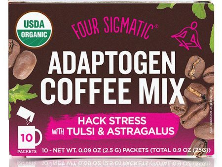 Adaptogen Coffee Mix with Tulsi & Astragalus, 10 Packets, Four Sigmatic For Cheap