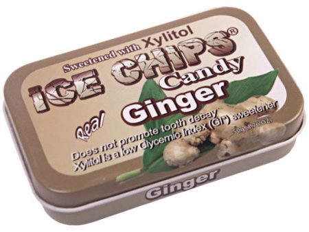 Ice Chips Ginger Xylitol Candy, 1.76 oz (50 g) Fashion