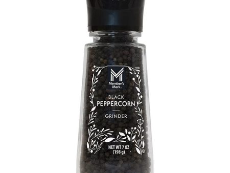 Member s Mark Black Peppercorn Grinder, 7 oz (198 g) Online now