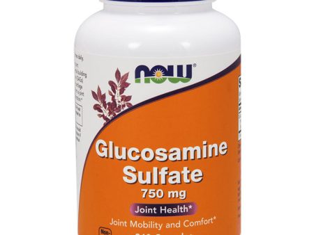 Glucosamine Sulfate 750 mg, Value Size, 240 Capsules, NOW Foods Supply