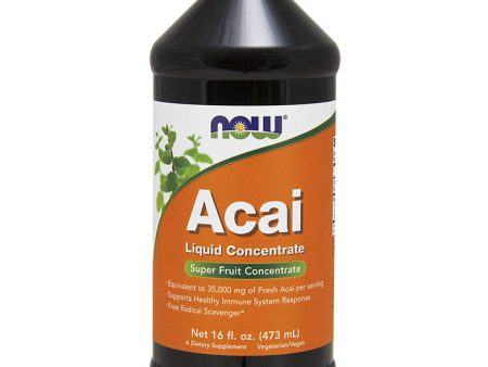 Acai Liquid Concentrate, Super Fruit Concentrate, 16 oz, NOW Foods Discount