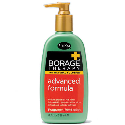 Borage Therapy Advanced Formula Lotion, Fragrance Free, 8 oz, ShiKai Online