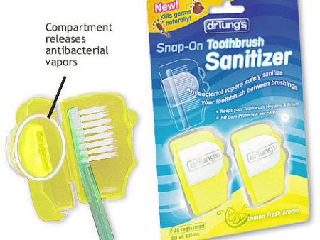 Snap-On Toothbrush Sanitizer, 2-Pack, Dr. Tung s Online Sale