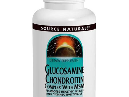 Glucosamine Chondroitin Complex w MSM, 30 Tablets, Source Naturals For Sale