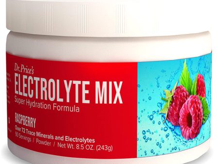 Electrolyte Mix Powder, Raspberry Flavor, 8.5 oz (90 Servings), Dr. Price s Vitamins For Discount