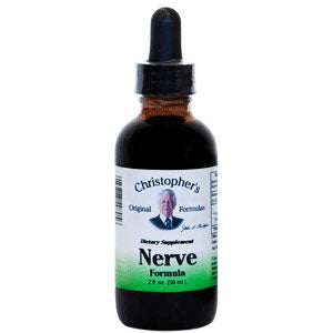 Nerve Formula Extract Herbal Liquid, 2 oz, Christopher s Original Formulas Online