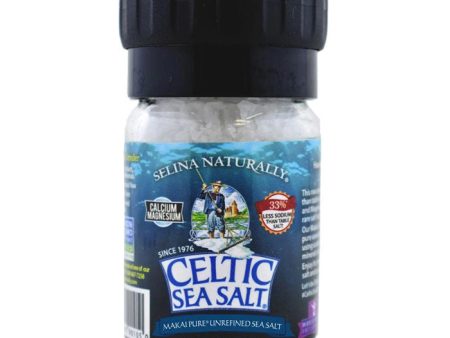 Makai Pure Unrefined Sea Salt Mini Grinder, 2.1 oz, Celtic Sea Salt Sale