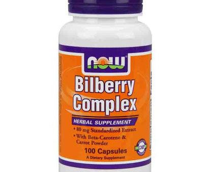 Bilberry Complex 100 Caps, NOW Foods Online