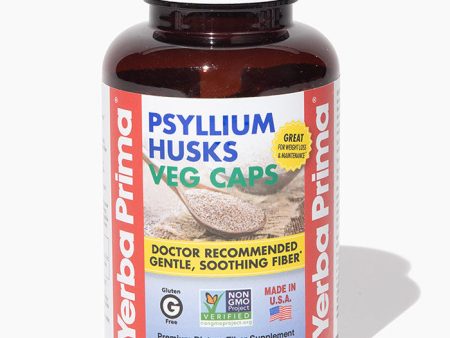 Psyllium Husks Veg Caps, 180 Capsules, Yerba Prima Online